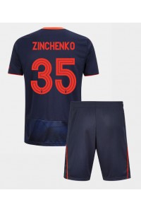 Nottingham Forest Oleksandr Zinchenko #35 Jalkapallovaatteet Lasten Kolmas peliasu 2025-26 Lyhythihainen (+ Lyhyet housut)